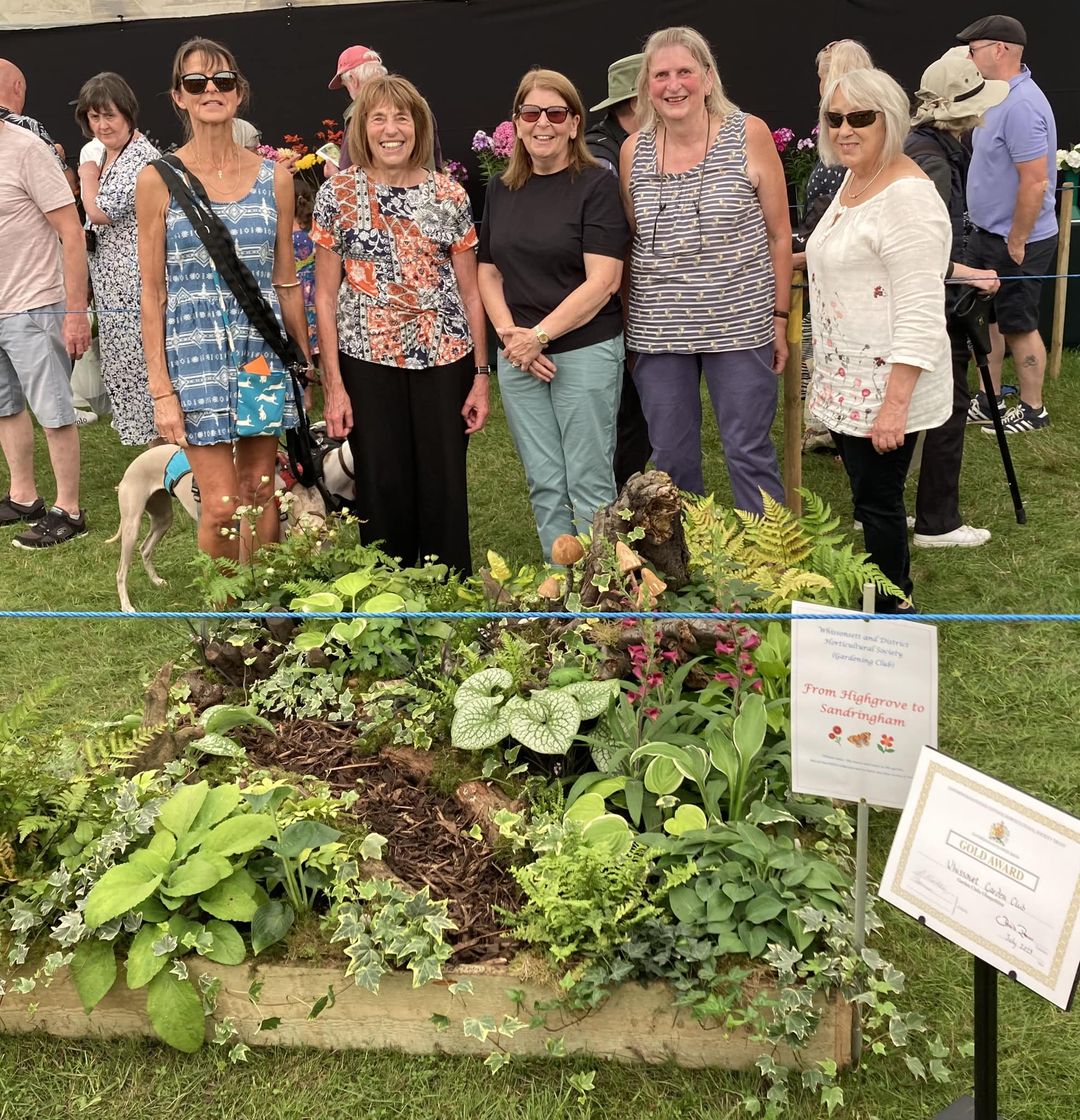 The team with their show garden